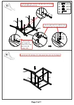 Preview for 5 page of Furniture of America CM3921SC-2PK Assembly Instructions Manual