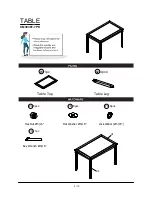 Preview for 5 page of Furniture of America CM3930T-7PK Assembly Instructions Manual