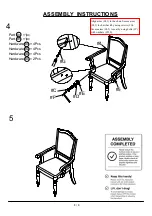 Preview for 8 page of Furniture of America CM3970AC-2PK Assembly Instructions Manual