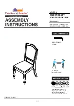 Furniture of America CM3970GL-SC-2PK Assembly Instructions Manual preview