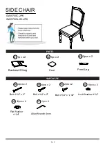 Preview for 5 page of Furniture of America CM3970GL-SC-2PK Assembly Instructions Manual