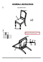 Preview for 6 page of Furniture of America CM3970GL-SC-2PK Assembly Instructions Manual