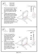 Preview for 5 page of Furniture of America CM3970SC-2PK Assembly Instructions Manual