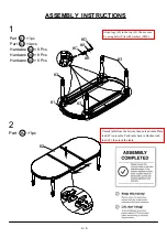 Предварительный просмотр 6 страницы Furniture of America CM3970T Assembly Instructions Manual