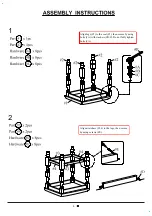 Preview for 6 page of Furniture of America CM3979BC-2PK Assembly Instructions Manual