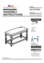 Furniture of America CM3979PBN Assembly Instructions Manual preview