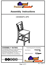 Furniture of America CM3984PC-2PK Assembly Instructions preview