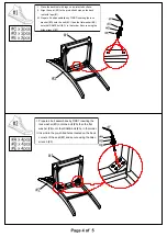 Предварительный просмотр 4 страницы Furniture of America CM3984PC-2PK Assembly Instructions