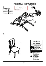 Preview for 7 page of Furniture of America CM3984SC-2PK Assembly Instructions Manual