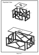 Preview for 4 page of Furniture of America CM4017-3PK Assembly Instructions Manual