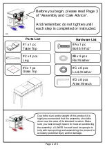 Предварительный просмотр 4 страницы Furniture of America CM4033S Assembly Instructions