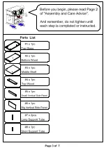 Preview for 3 page of Furniture of America CM4056C Assembly Instructions Manual