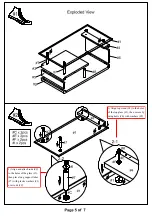 Preview for 5 page of Furniture of America CM4056C Assembly Instructions Manual