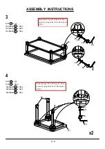 Preview for 8 page of Furniture of America CM4102-3PK Assembly Instructions Manual