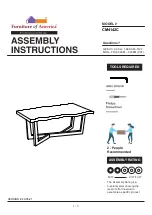 Furniture of America CM4142C Assembly Instructions Manual preview