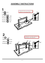 Preview for 6 page of Furniture of America CM4142C Assembly Instructions Manual