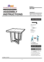 Preview for 8 page of Furniture of America CM4142C Assembly Instructions Manual