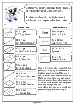 Preview for 3 page of Furniture of America CM4220-3PK Assembly Instructions Manual