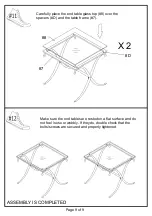 Preview for 9 page of Furniture of America CM4220-3PK Assembly Instructions Manual