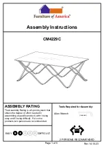 Preview for 1 page of Furniture of America CM4229C Assembly Instructions