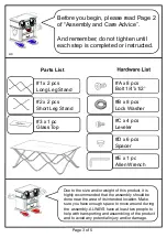 Preview for 3 page of Furniture of America CM4229C Assembly Instructions