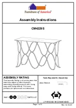 Furniture of America CM4229S Assembly Instructions preview