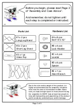 Preview for 3 page of Furniture of America CM4229S Assembly Instructions