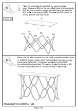 Preview for 5 page of Furniture of America CM4229S Assembly Instructions