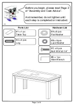 Preview for 3 page of Furniture of America CM4320-3PK Assembly Instructions Manual