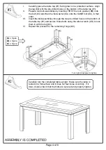 Preview for 4 page of Furniture of America CM4320-3PK Assembly Instructions Manual