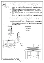 Preview for 5 page of Furniture of America CM4321C Assembly Instructions Manual