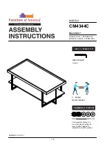 Furniture of America CM4344C Assembly Instructions Manual preview