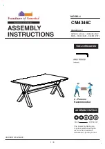 Preview for 1 page of Furniture of America CM4346C Assembly Instructions Manual