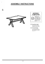 Preview for 8 page of Furniture of America CM4346C Assembly Instructions Manual