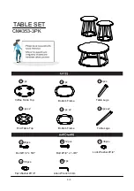 Предварительный просмотр 5 страницы Furniture of America CM4353-3PK Assembly Instructions Manual