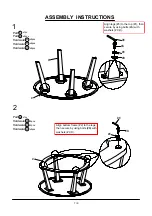 Предварительный просмотр 7 страницы Furniture of America CM4353-3PK Assembly Instructions Manual