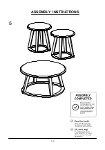 Предварительный просмотр 9 страницы Furniture of America CM4353-3PK Assembly Instructions Manual