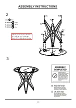 Preview for 8 page of Furniture of America CM4377E Assembly Instructions Manual