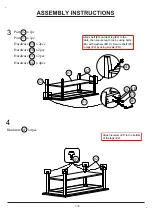 Preview for 7 page of Furniture of America CM4383C Assembly Instructions Manual