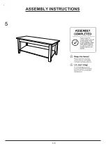 Preview for 8 page of Furniture of America CM4383C Assembly Instructions Manual