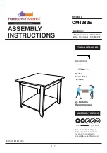 Furniture of America CM4383E Assembly Instructions Manual preview