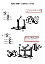 Preview for 6 page of Furniture of America CM4383E Assembly Instructions Manual