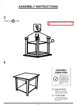 Preview for 7 page of Furniture of America CM4383E Assembly Instructions Manual