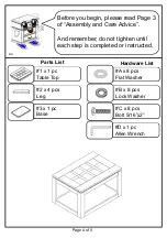 Preview for 4 page of Furniture of America CM4484C Assembly Instructions