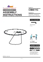 Furniture of America CM4511C Assembly Instructions Manual preview