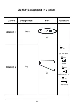 Preview for 6 page of Furniture of America CM4511E Assembly Instructions Manual