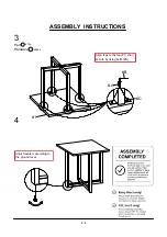 Preview for 8 page of Furniture of America CM4536E Assembly Instructions Manual