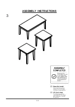 Preview for 8 page of Furniture of America CM4544-3PK Assembly Instructions Manual