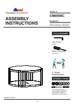 Preview for 1 page of Furniture of America CM4558C Assembly Instructions Manual