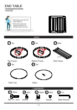 Preview for 5 page of Furniture of America CM4558E Assembly Instructions Manual